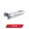 Bâche de protection pour barque Rigiflex Cap 370