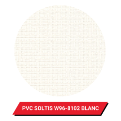 Toile PVC imperméable 620g/m² Soltis W96 pour pergola 3 x 3 m - Coloris au choix