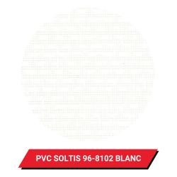 Toile PVC micro-perforé 400g/m² Soltis 96 pour pergola 4 x 3 m - Coloris au choix