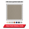 Toile PVC micro-perforé 400g/m² Soltis 96 pour pergola 5 x 4 m - Coloris au choix