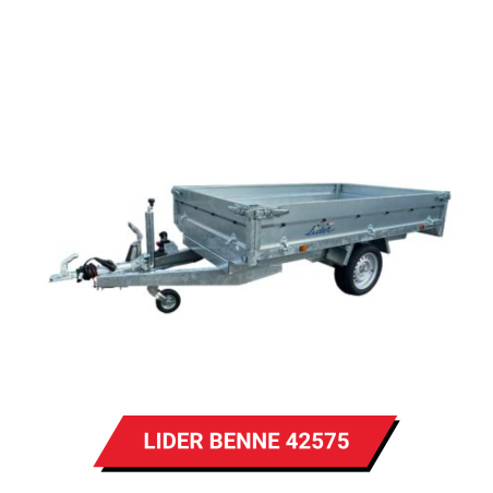 Bâche pour remorque Lider Benne 42575