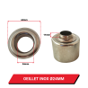 Œillet de bâche rond Ø 24 mm Inox