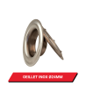 Œillet de bâche rond Ø 24 mm Inox
