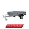 Bâche pour remorque Trigano - 200 x 120 x 12 cm