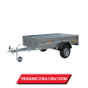 Bâche pour remorque Trigano - 230 x 130 x 12 cm