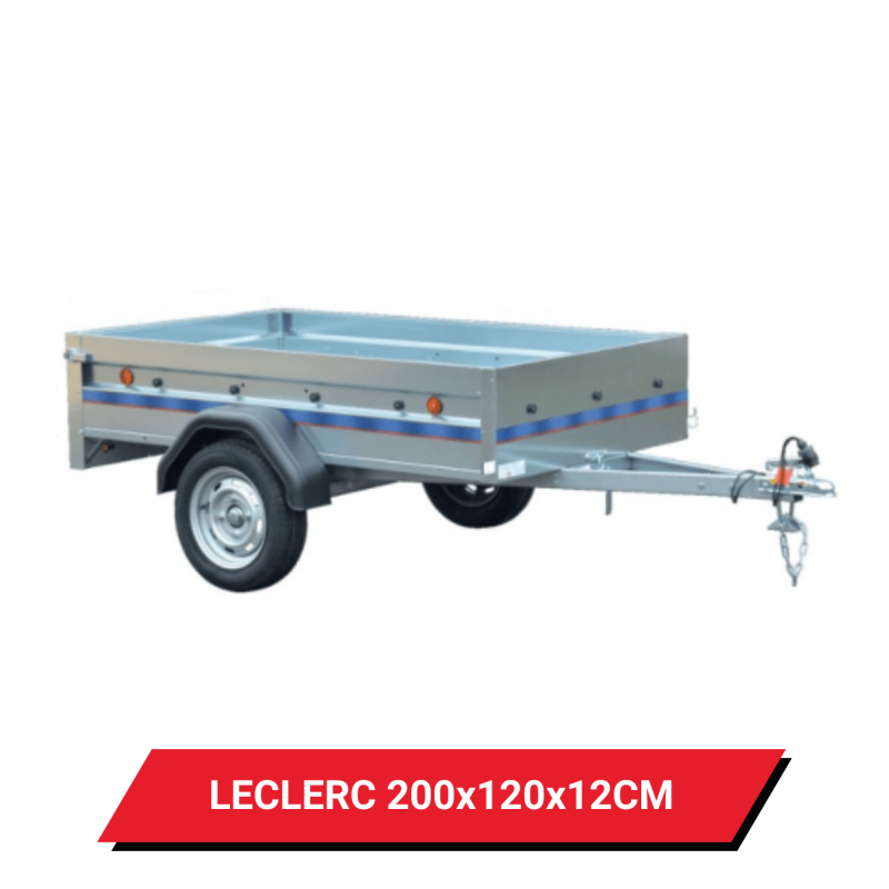 Bâche pour remorque Leclerc - 200 x 120 x 12 cm