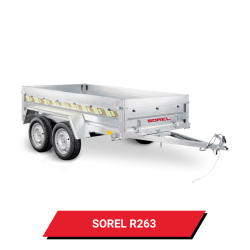 Bâche pour remorque Sorel R263 - 269 x 135 x 12 cm