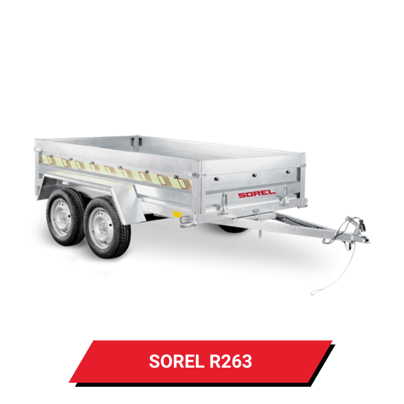 Bâche pour remorque Sorel R263 - 269 x 135 x 12 cm