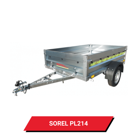 Bâche pour remorque Sorel PL214 - 216 x 135 x 12 cm