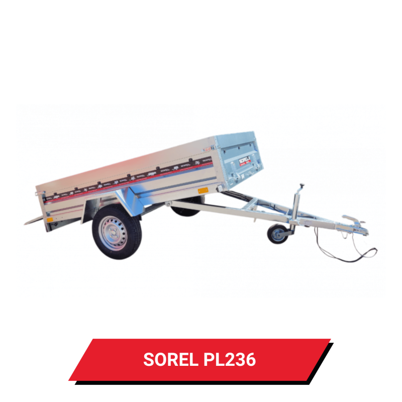 Bâche pour remorque Sorel PL236 - 242 x 135 x 12 cm