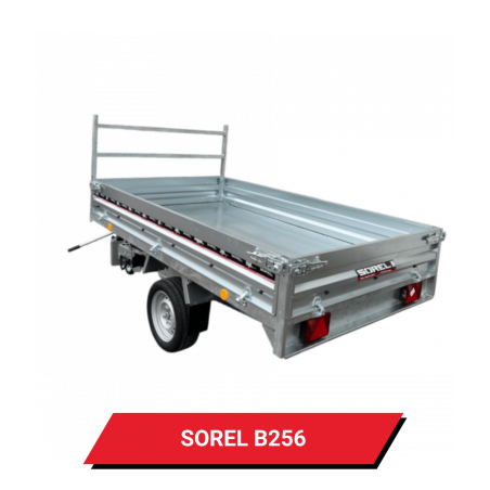 Bâche pour remorque Sorel B256 - 262 x 154 x 12 cm