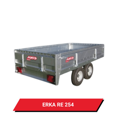 Bâche pour remorque Erka RE 254 - 257 x 149 x 12 cm