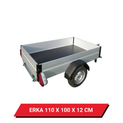 Bâche pour remorque Erka - 110 x 100 x 12 cm