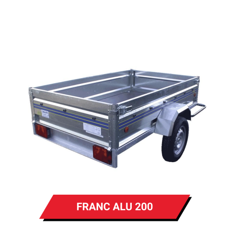 Bâche pour remorque Franc ALU 200 - 200 x 120 x 12 cm