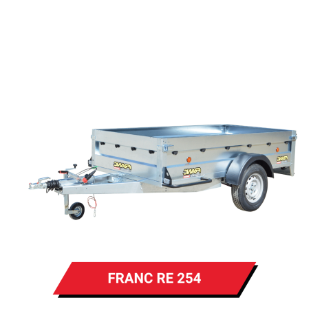 Bâche pour remorque Franc RE 254 - 256 x 148 x 12 cm