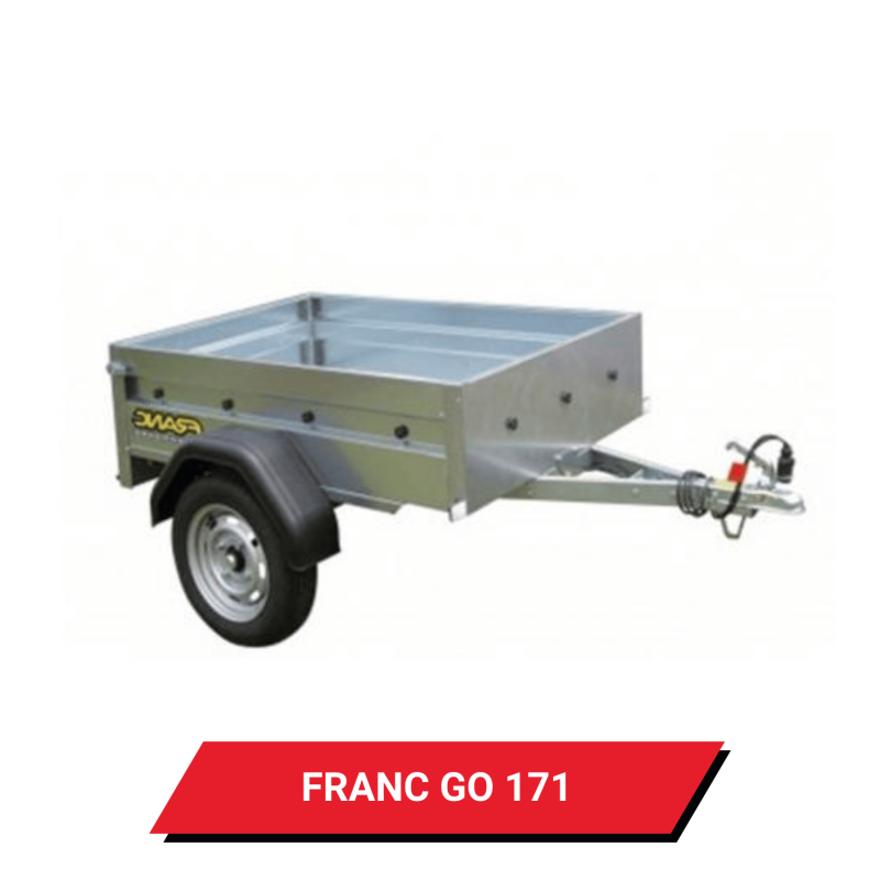 Bâche pour remorque Franc GO 171 - 170 x 124 x 12 cm