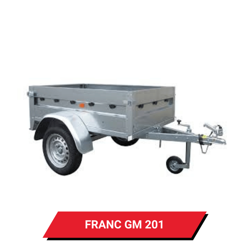 Bâche pour remorque Franc GM 201 - 205 x 145 x 12 cm