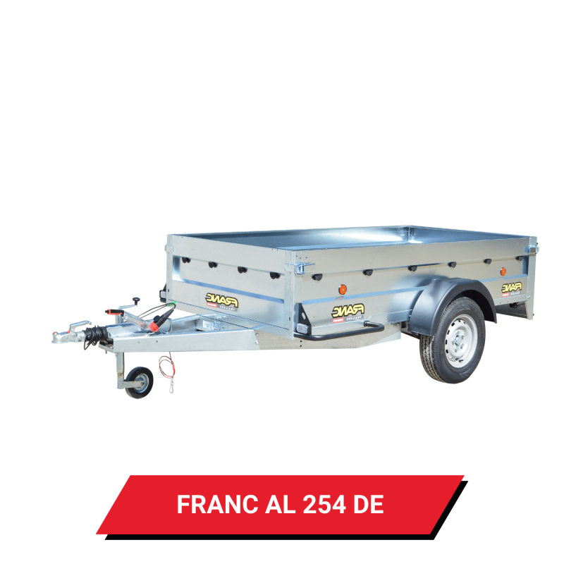 Bâche pour remorque Franc AL 254 DE - 257 x 142 x 12 cm