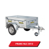Bâche pour remorque Franc NLC 2012 - 200 x 120 x 12 cm
