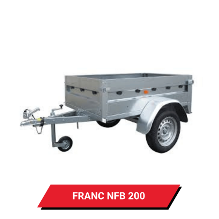 Bâche pour remorque Franc NFB 200 - 200 x 134 x 12 cm