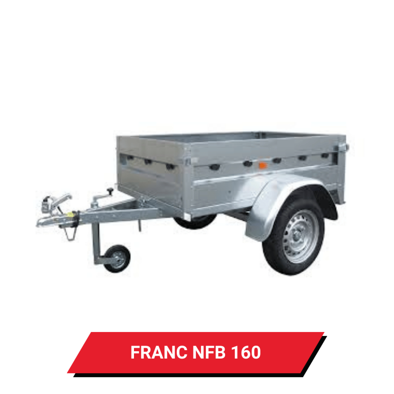 Bâche pour remorque Franc NFB 160 - 156 x 100 x 12 cm