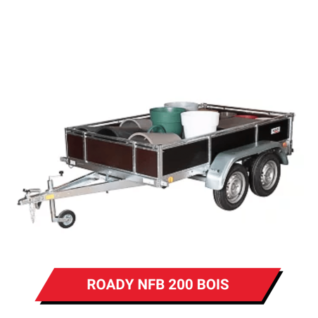 Bâche pour remorque Roady NFB 200 Bois - 200 x 134 x 12 cm