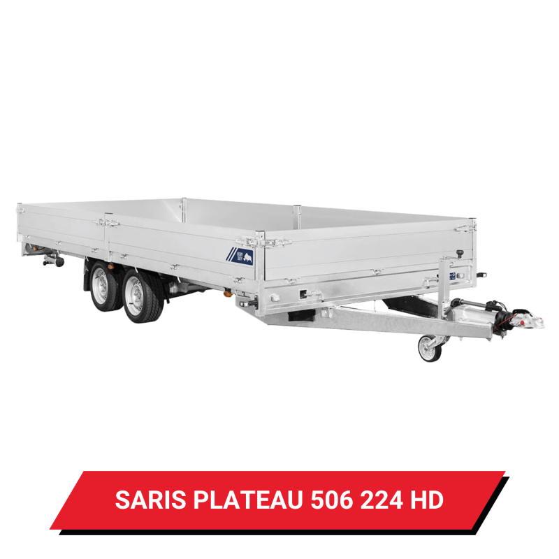Bâche pour remorque Saris Plateau 506 224 HD - 513 x 231 x 12 cm