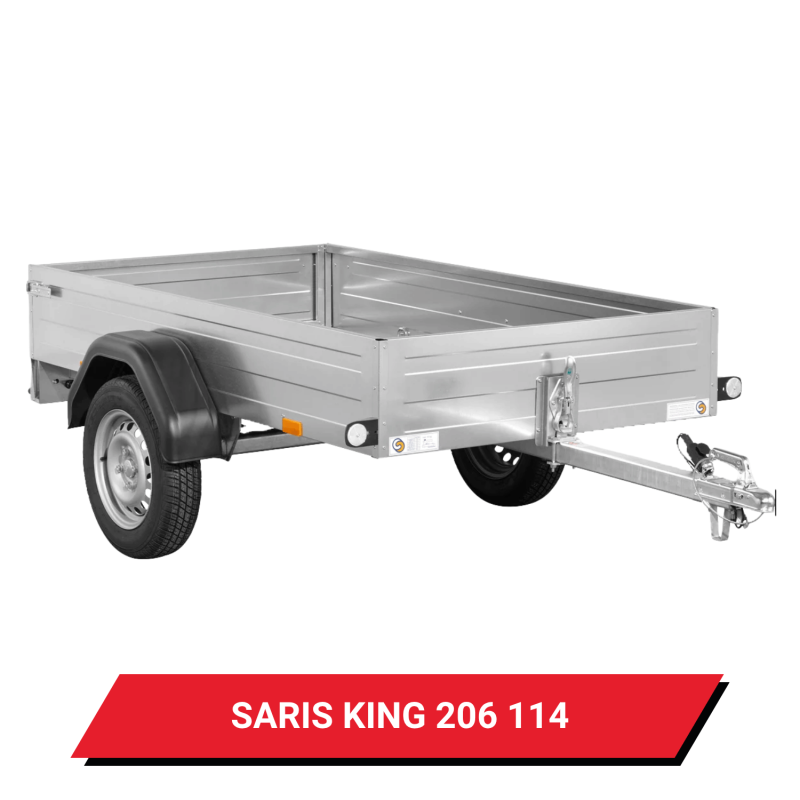 Bâche pour remorque Saris King 206 114 - 212 x 120 x 12 cm