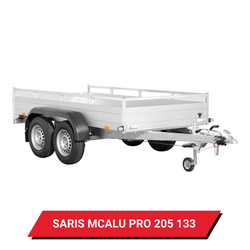 Bâche pour remorque Saris McAlu Pro 205 133 - 211 x 139 x 12 cm