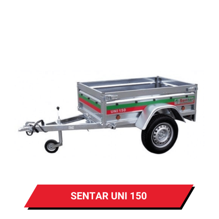 Bâche pour remorque Sentar UNI 150 - 156 x 106 x 12 cm