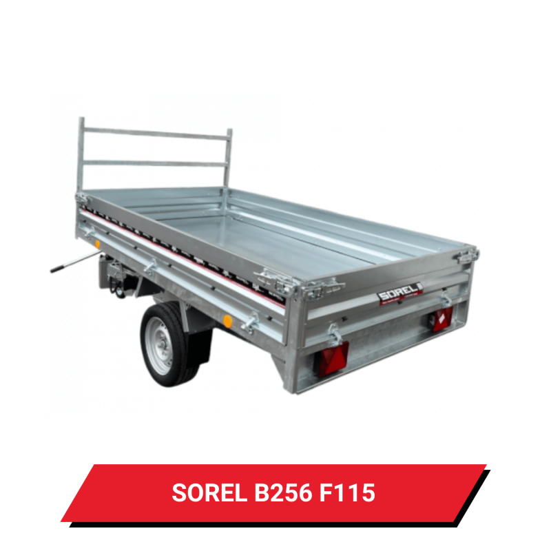 Bâche pour remorque Sorel B256 F115 - 262 x 154 x 12 cm