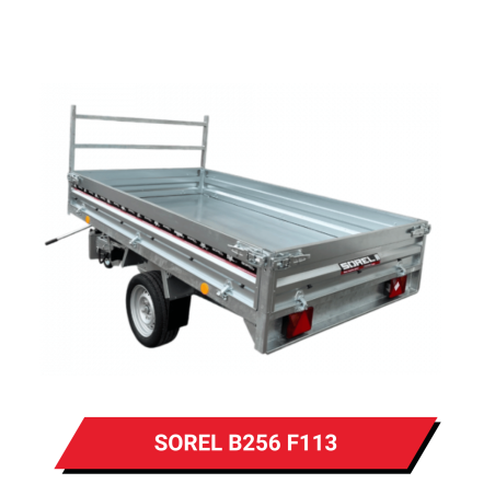 Bâche pour remorque Sorel B256 F113 - 262 x 154 x 12 cm