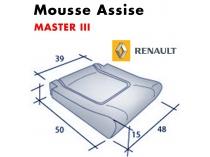 Mousse d'assise moulée Master III