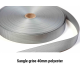 sangle grise au metre lineaire 40 mm polyester