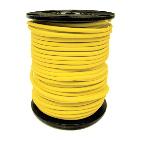 Sandow Bobine 100m Cable elastique jaune 6mm