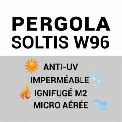 Toile microperforée Soltis W96	