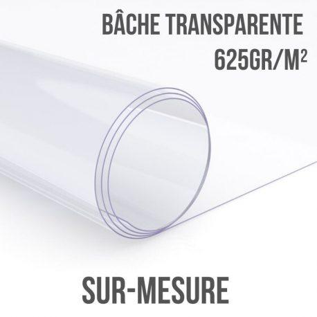 Bâche transparente 625gr/m² sur-mesure