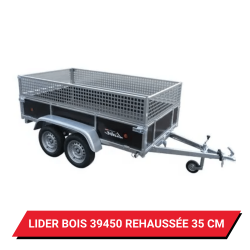 Bâche pour remorque Lider Bois 39450 réhaussée de 35cm