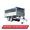 Bâche pour remorque Lider Benne 41580 réhaussée de 60cm