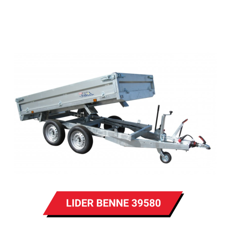 Bâche pour remorque Lider Benne 39580