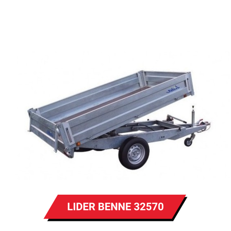 Bâche pour remorque Lider Benne 32570