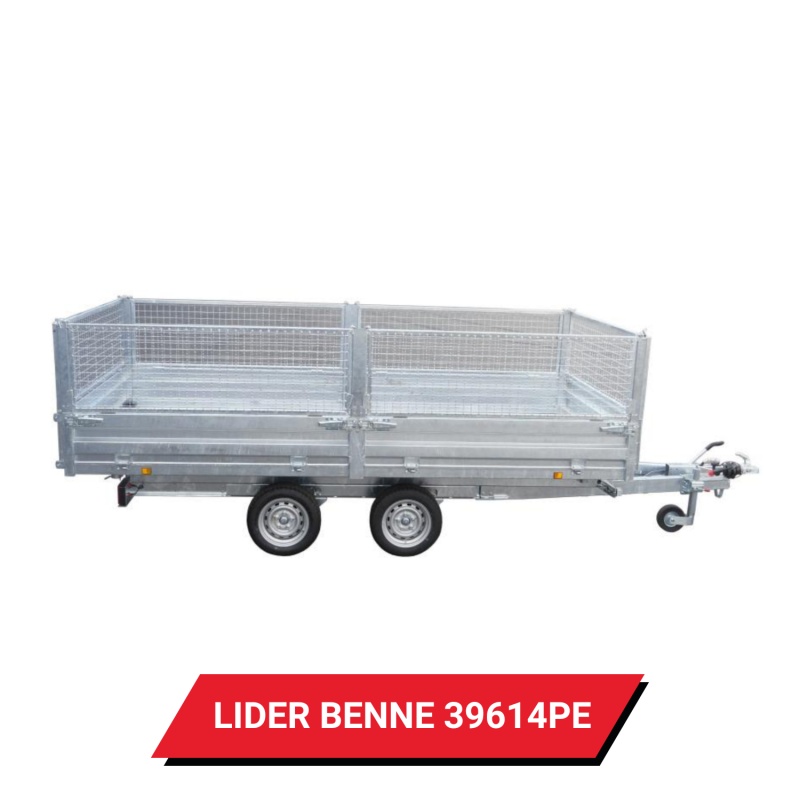 Bâche pour remorque Lider Benne 39614PE