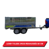 Bâche pour remorque Lider Tolède 39550 réhaussée de 60cm