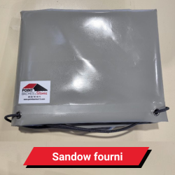 Bâche pour remorque Feu Vert BJ1.60 - Sandow fourni