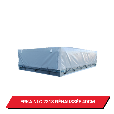 Bâche pour remorque Erka NLC 2313 réhaussée de 40cm