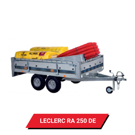 Bâche pour remorque Leclerc RA 250 DE