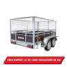 Bâche pour remorque Erdé Expert LC 201 Bois réhaussée de 50cm