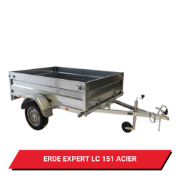 Bâche pour remorque Erdé Expert LC 151 Acier