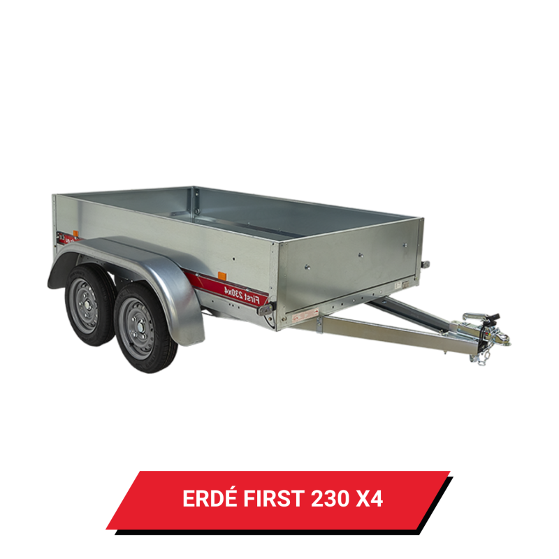 Bâche pour remorque Erdé First 230 X4