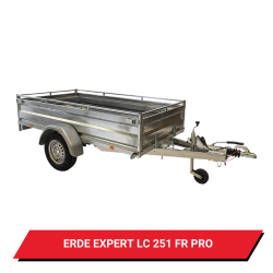 Bâche pour remorque Erdé Expert LC 251 FR Pro